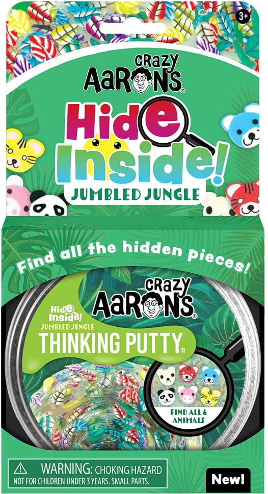 Jumbled Jungle Hide Inside Thinking Putty 4" Tin - Image 3