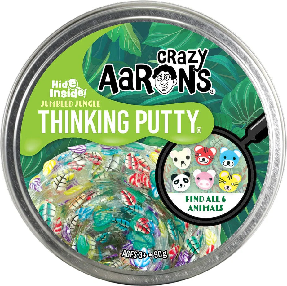 Jumbled Jungle Hide Inside Thinking Putty 4" Tin - Image 4