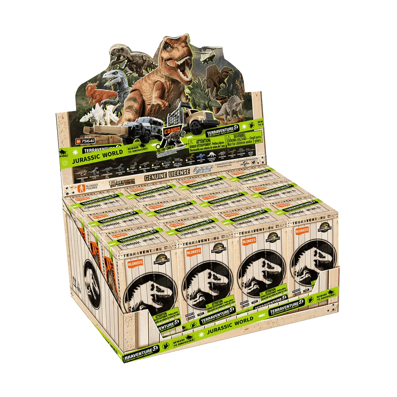Jurassic World Terraventure TS 01 Dinosaur Capture Operation | Blokees