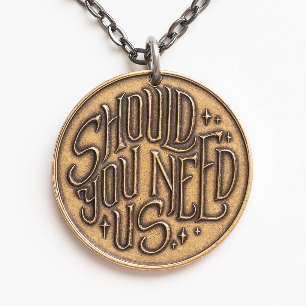 Labyrinth | Should You Need Us Necklace: 30" Leather Cord - Image 12