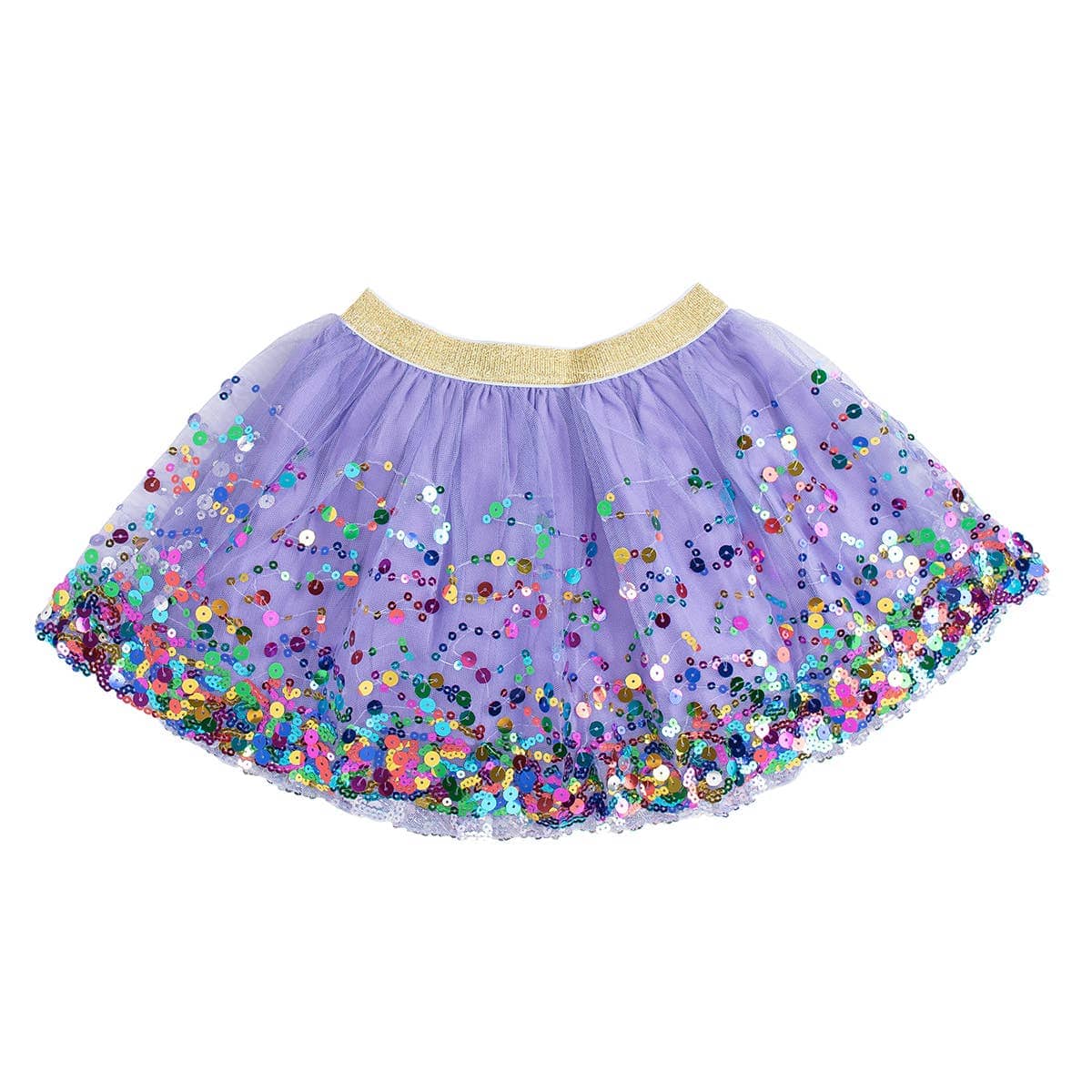 Lavender Confetti Tutu - Dress Up Skirt - Kids Tutu: 6-8Y
