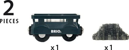 BRIO Light Up Gold Wagon - Image 3