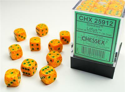 Speckled® 12mm D6 Lotus™ Dice Block™ (36 dice)