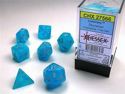 Luminary™ Polyhedral Sky/silver 7-Die Set - Image 12