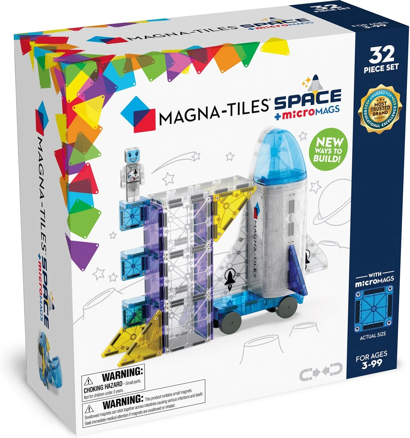 Magna-Tiles Space  32 Piece Set - Image 4