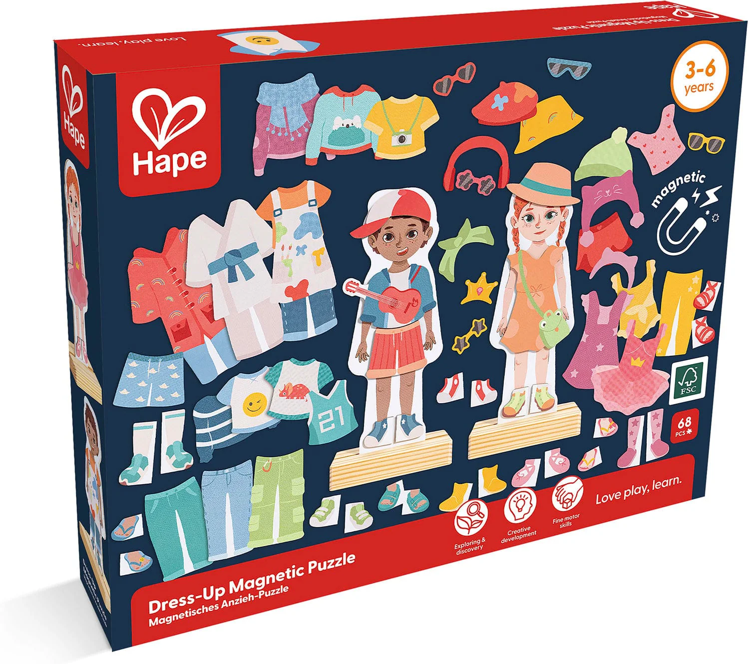 Magnetic Seasons Dress Up Wooden Puzzle - Image 5