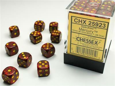 Speckled® 12mm D6 Mercury™ Dice Block™ (36 dice) - Image 2