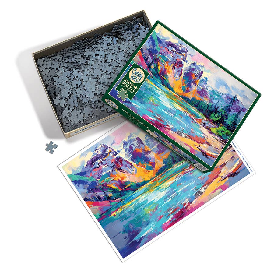 Mountain Lake 1000pc puzzle - Image 3