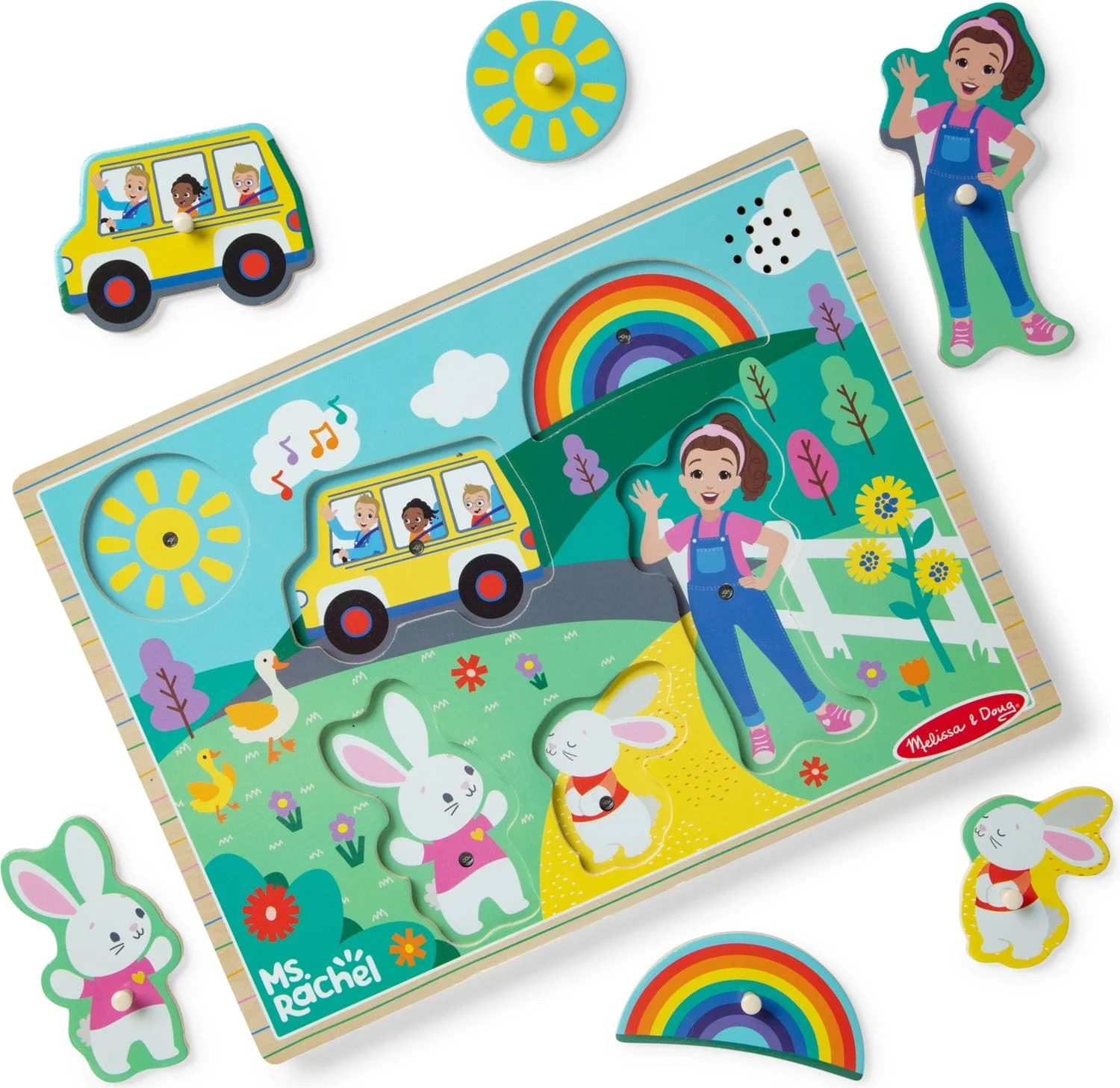 Ms. Rachel™ Wooden Song Puzzle – 6 Pieces - Image 2