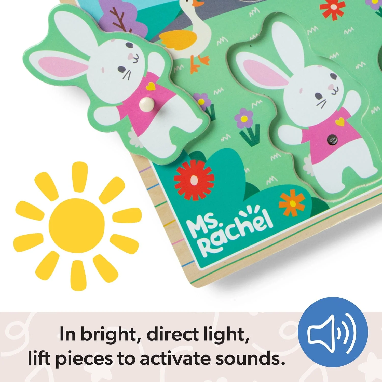Ms. Rachel™ Wooden Song Puzzle – 6 Pieces - Image 5