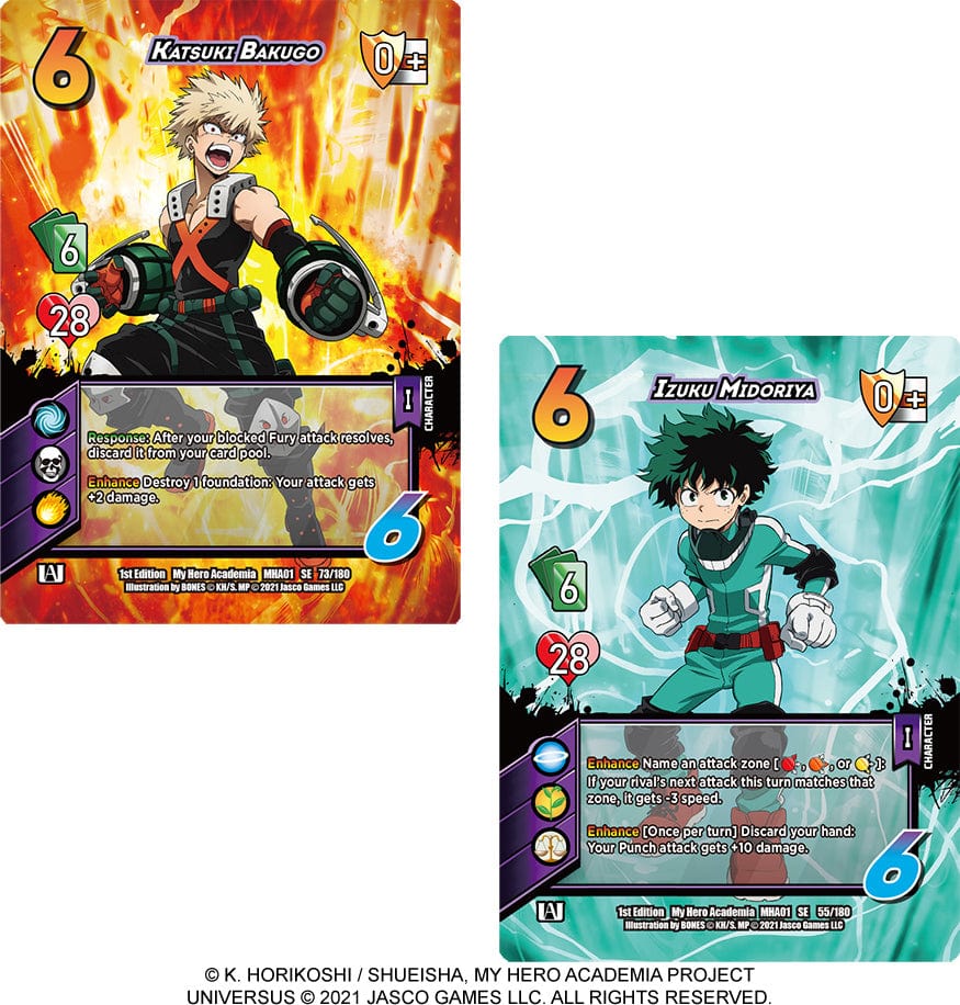 My Hero Academia CCG: Izuku vs Katsuki 2-Player Rival Deck - Image 3