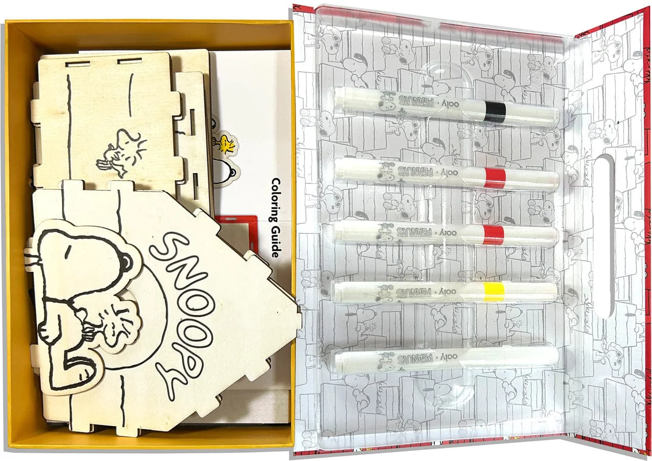 OOLY x Peanuts Color-In Wooden Birdhouse Kit - Image 5