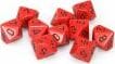 Opaque Red Black d10 set - Image 5