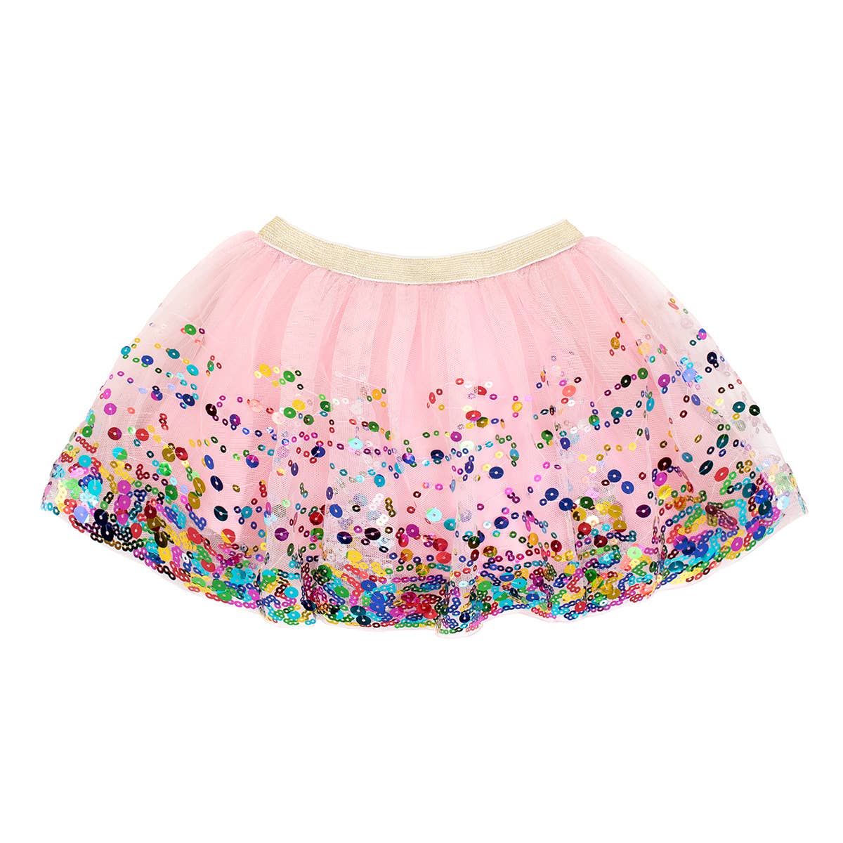 Pink Confetti Tutu - Dress Up Skirt - Kids Tutu: 1-2Y