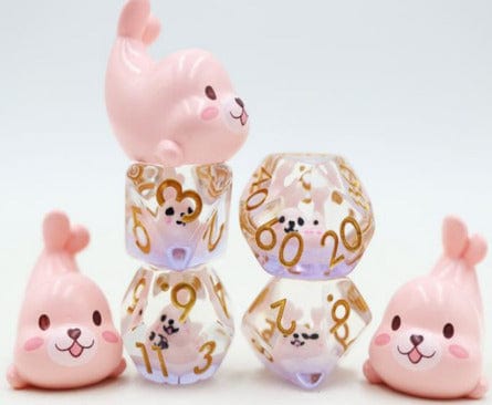 Pink Seal RPG 7 Dice Set - Image 2