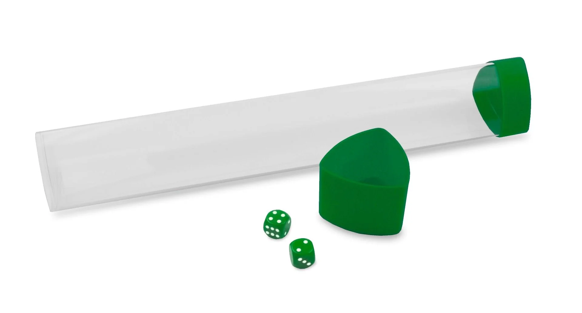 Playmat Tube Green with Dice Holder