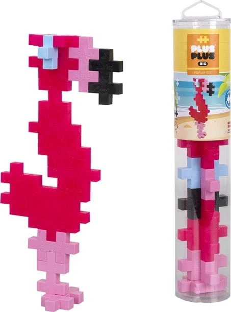 Plus-Plus BIG Tube Flamingo - 15 pcs - Image 16