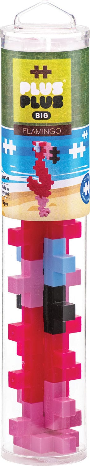 Plus-Plus BIG Tube Flamingo - 15 pcs - Image 2
