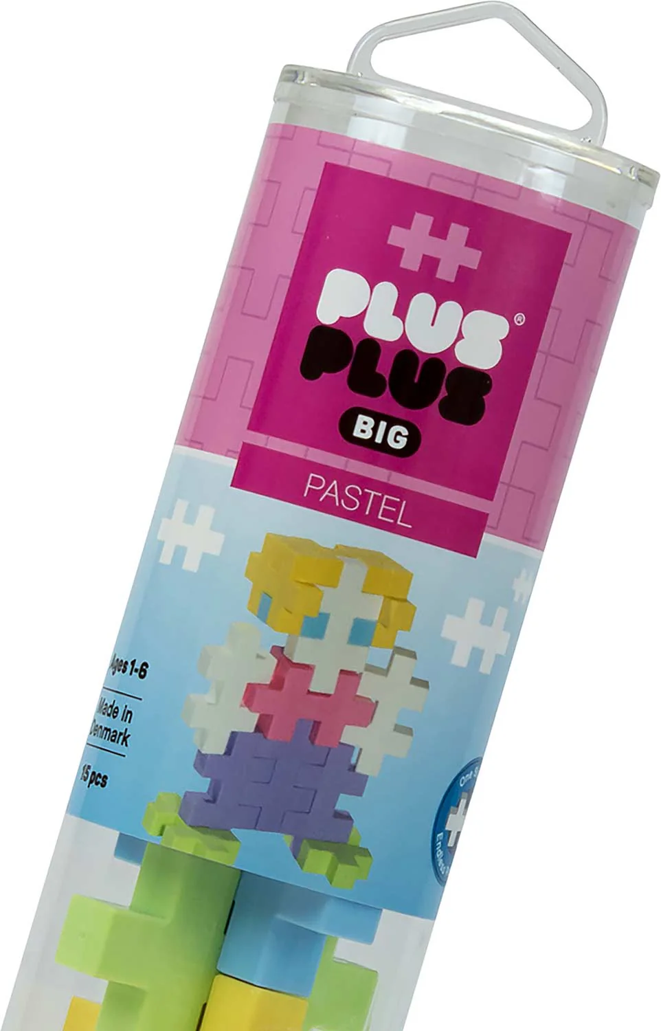 Plus-Plus BIG - 15 pc Tube Pastel - Image 5