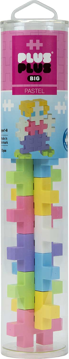 Plus-Plus BIG - 15 pc Tube Pastel - Image 6