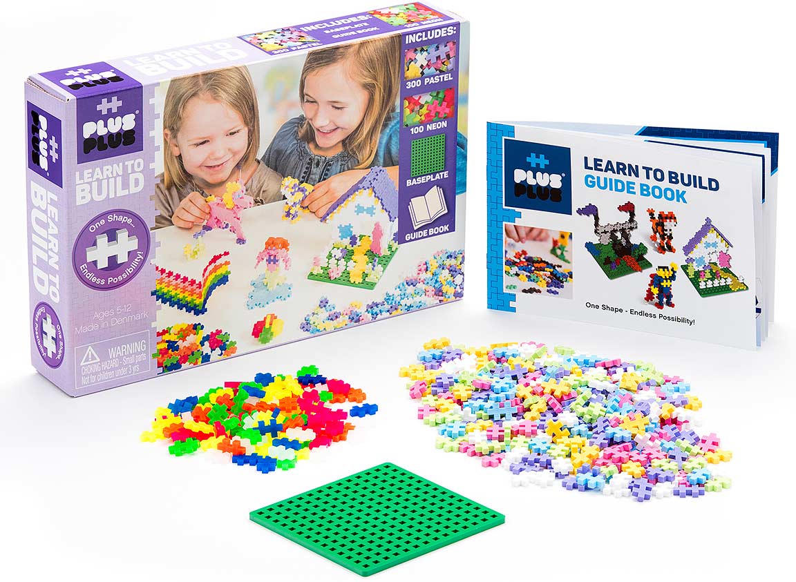 Plus-Plus Learn To Build - Pastel