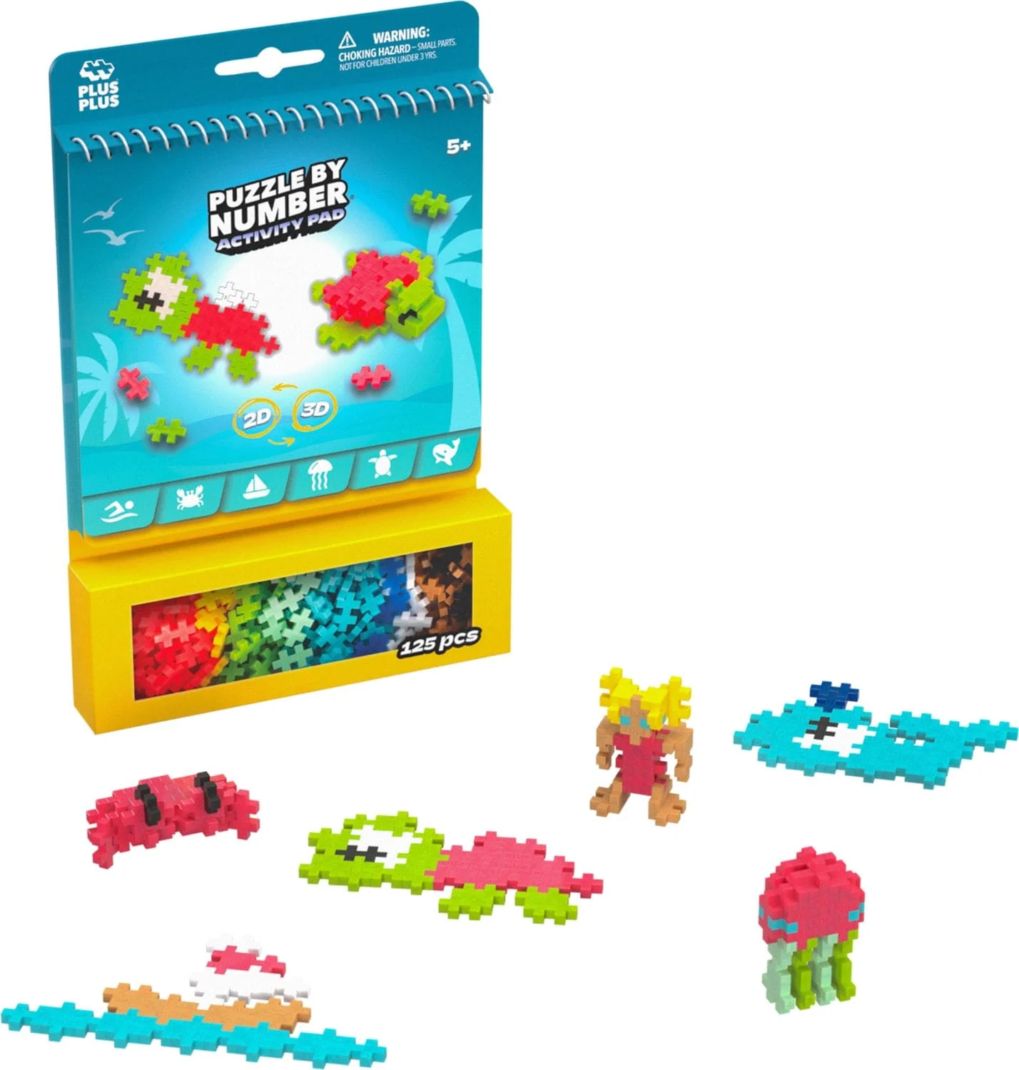 Puzzle by Number - Activity Pad - Ocean - Image 2