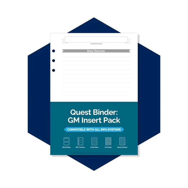 Quest Binder: GM Insert Pack