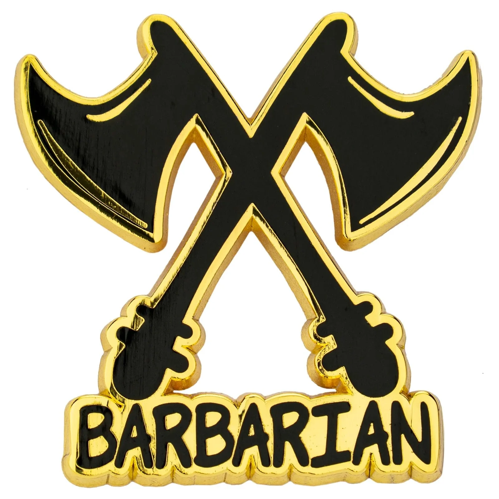 Quest's Reward Fine Art Pin - Barbarian