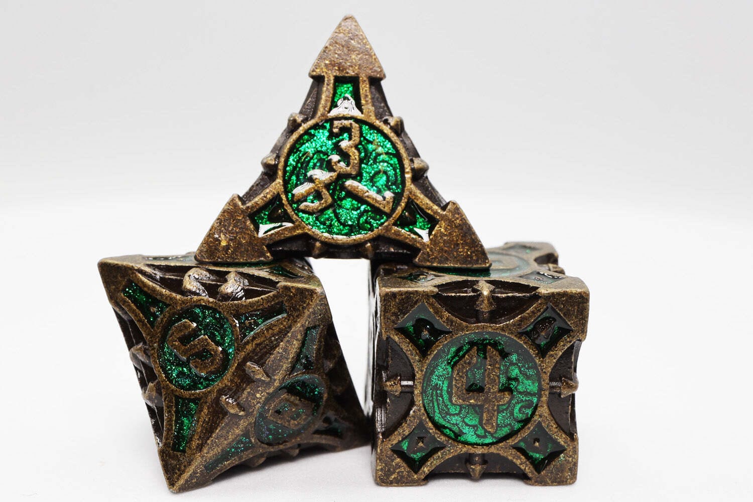 Quiver of Arrows: Ancient Forest Arrow - Metal RPG Dice Set - Image 2