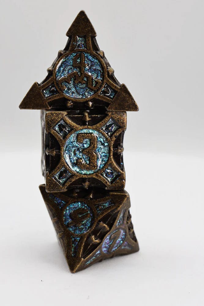 QUIVER OF ARROWS: NIGHT SKY ARROW - METAL RPG DICE SET - Image 5