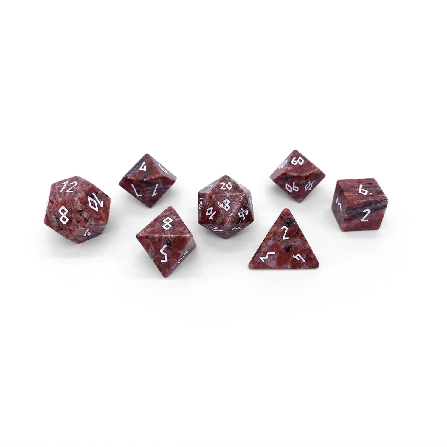 Red Sesame Jasper 7 Die Set