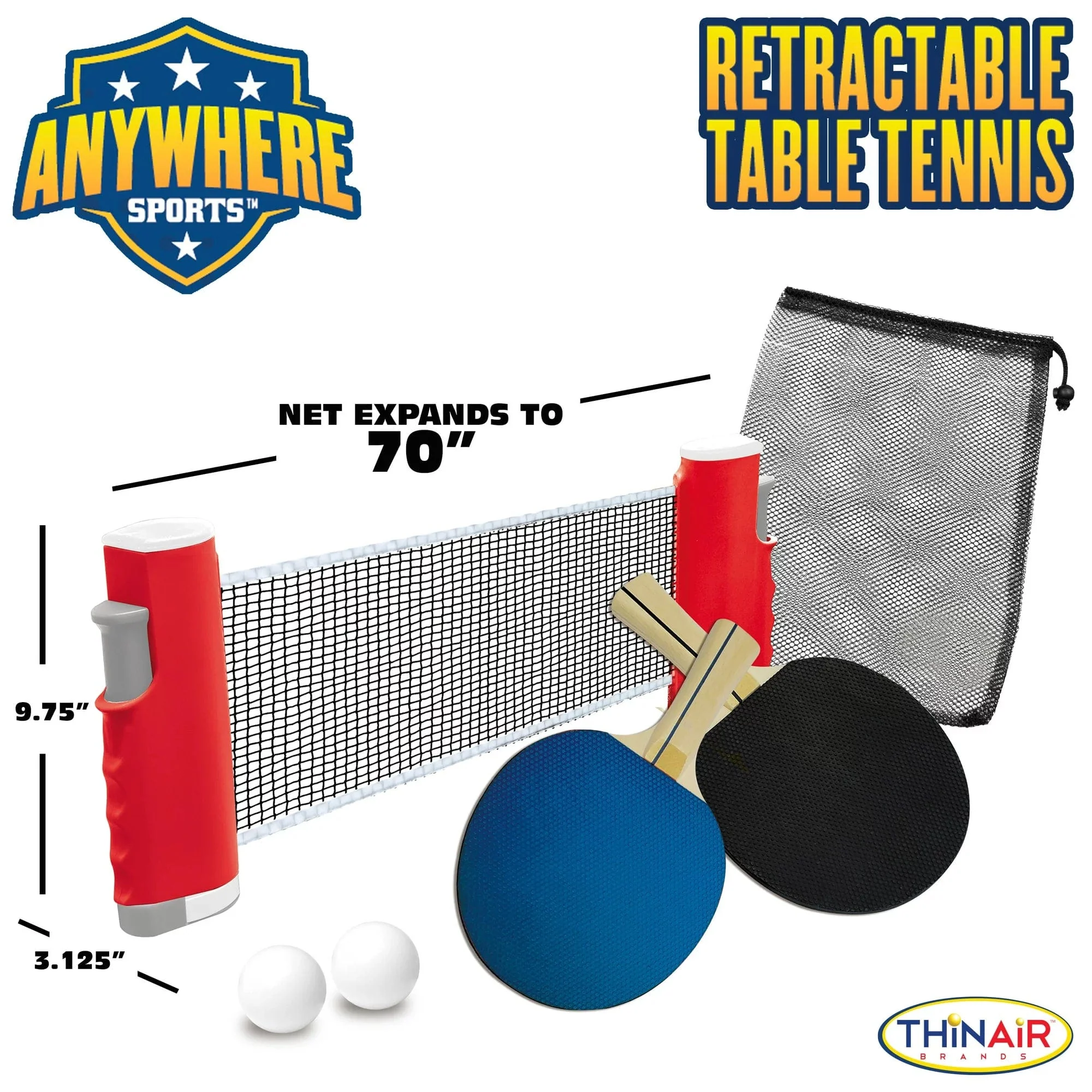 Retractable Table Tennis Set - Image 2