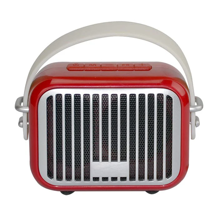 Retro Mini Speaker Red