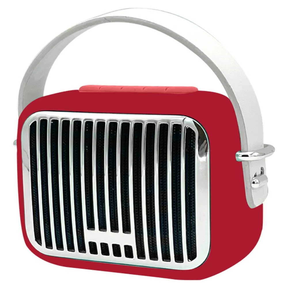 Retro Mini Speaker Red - Image 2
