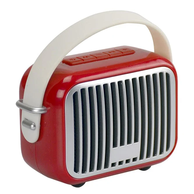 Retro Mini Speaker Red - Image 4
