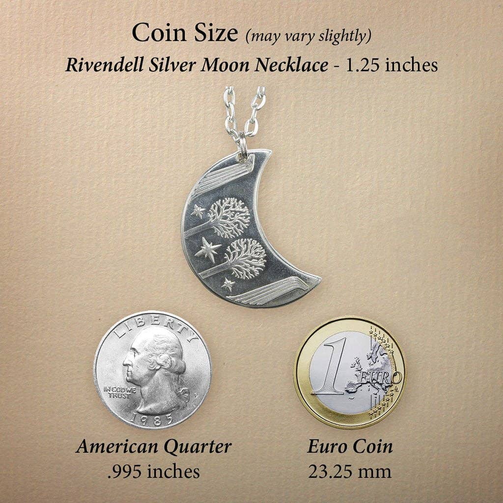 Rivendell™ Silver Moon Necklace - Image 3