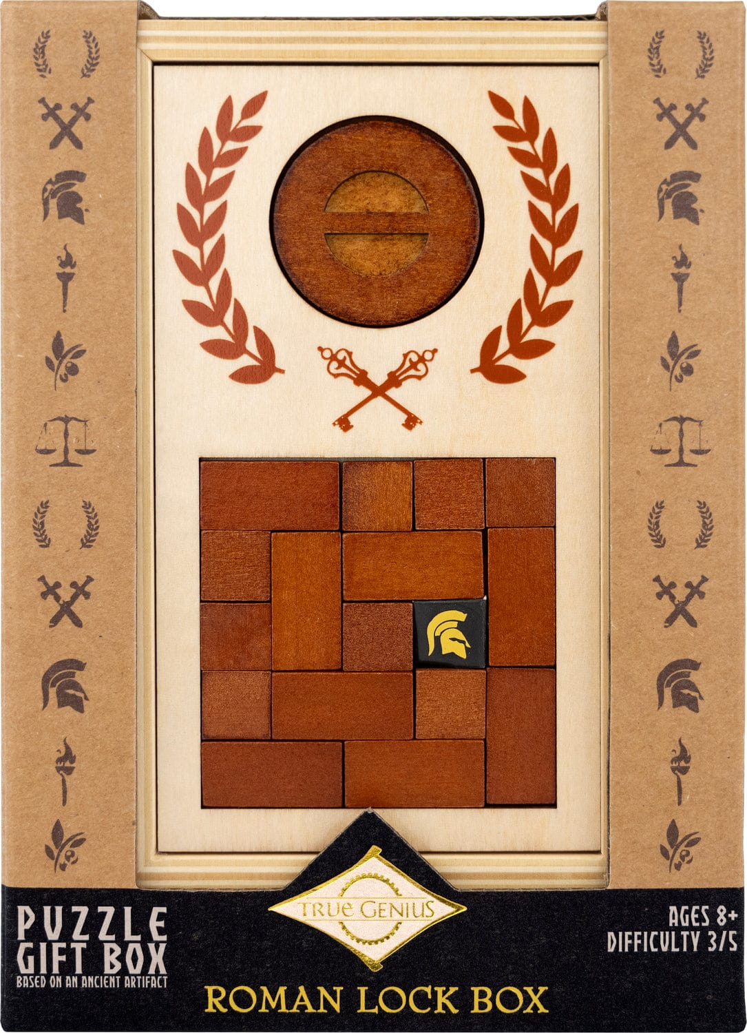 Roman Lock Box - Secret Gift Box Puzzle - Image 4