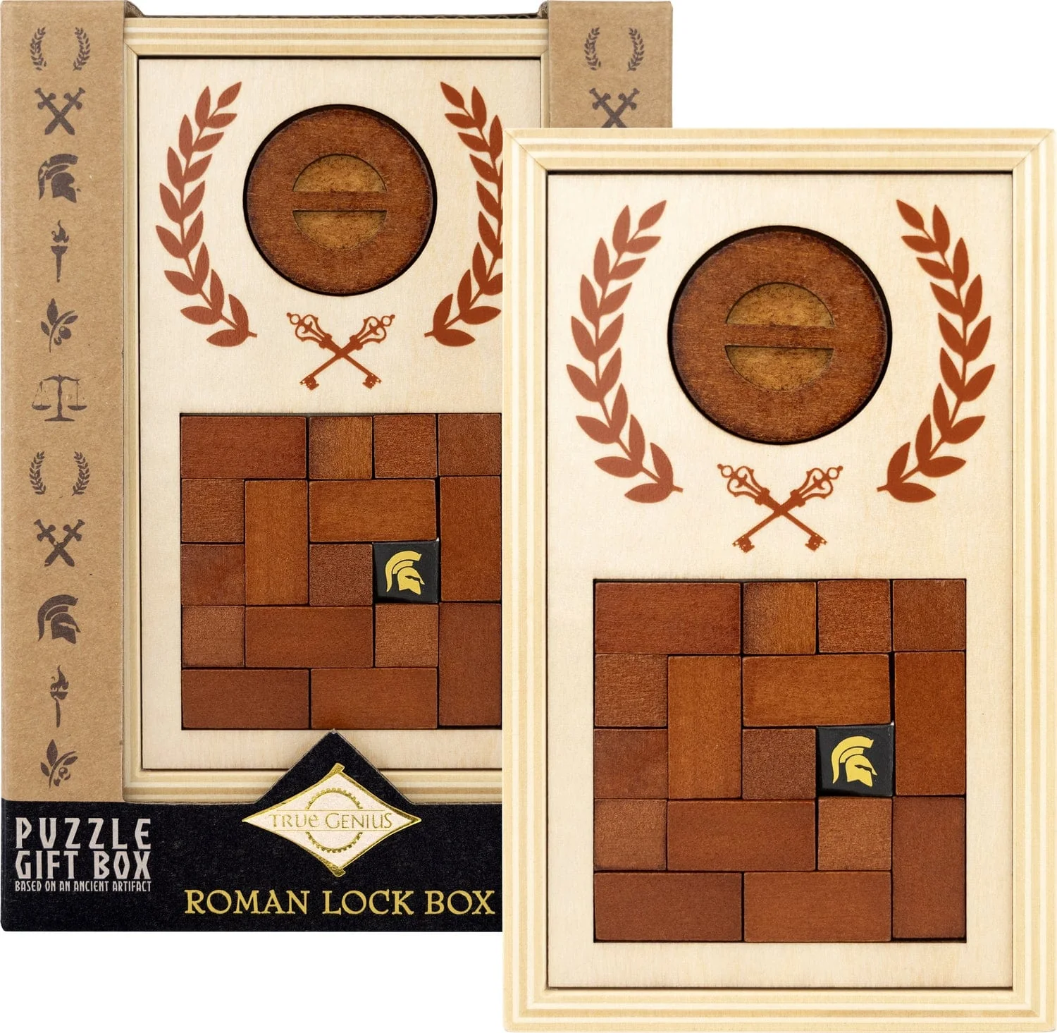 Roman Lock Box - Secret Gift Box Puzzle - Image 5