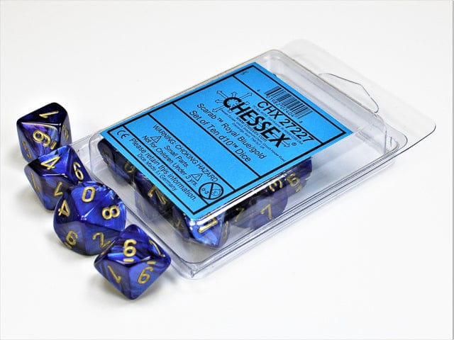 Scarab Royal Blue d10 Sets - Image 2