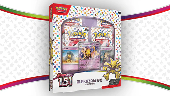Scarlet & Violet 151: Alakazam EX Collection Box
