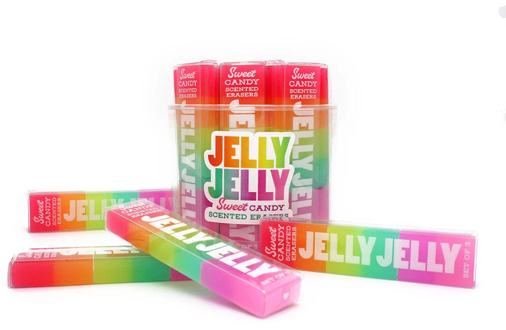 scented eraser set – jelly jelly