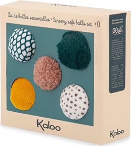 Sensory soft balls set for baby (5 pieces) - Image 4