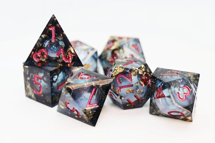 Sharp Edge Liquid Core RPG Dice Set - Crystal Asteroid - Image 5