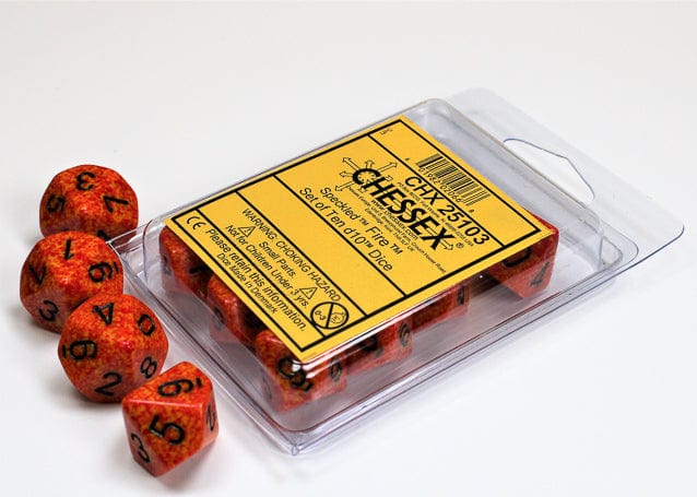 Speckled Fire d10 Set - Image 4