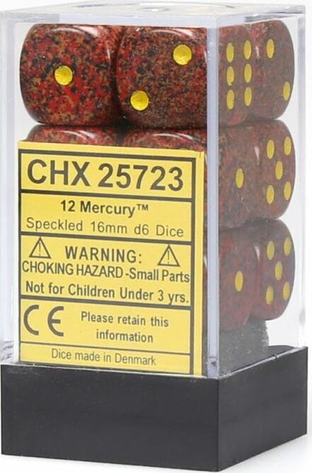 Speckled® 16mm D6 Mercury™ Dice Block™ (12 dice) - Image 4