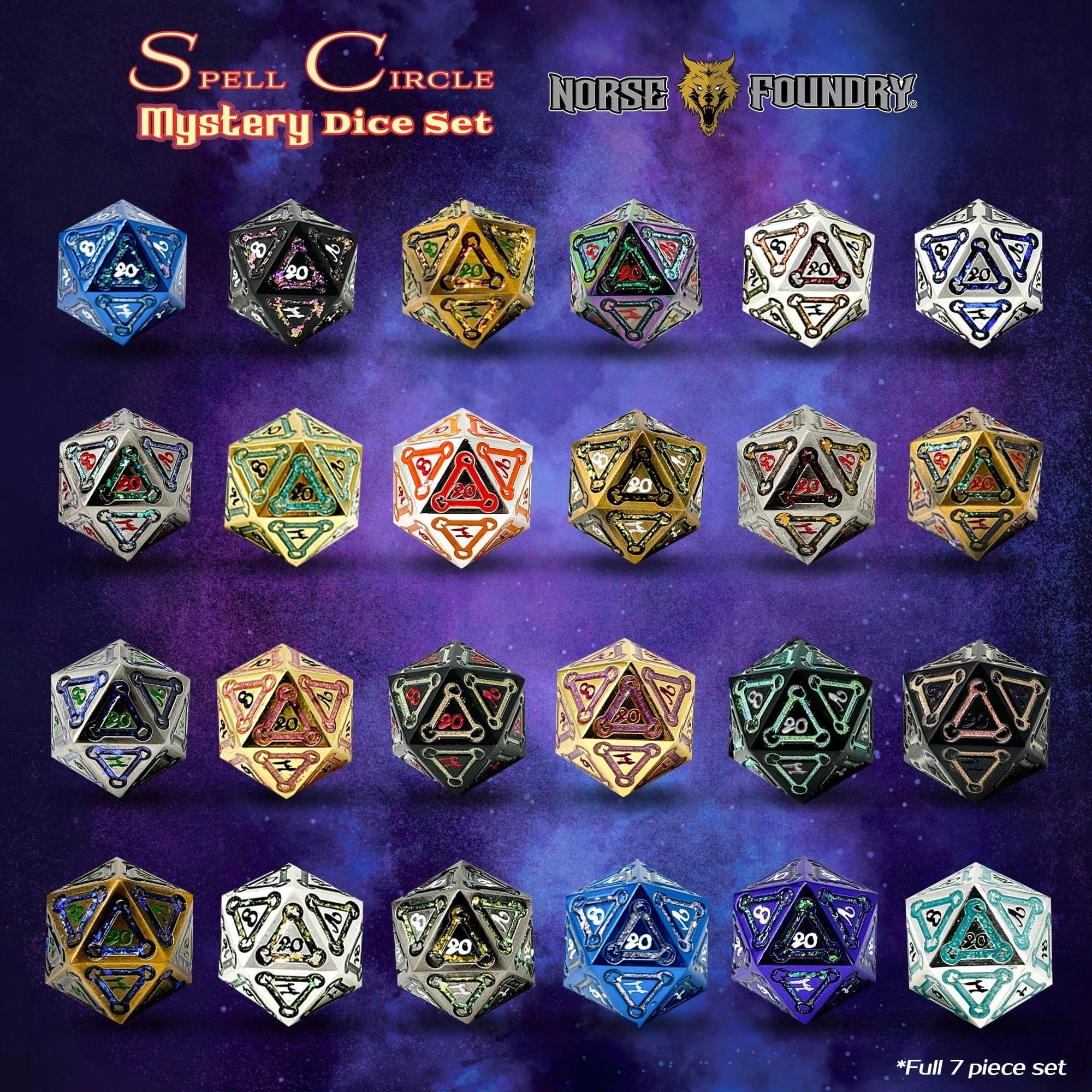 Spell Circle Mystery Dice Set - Image 3