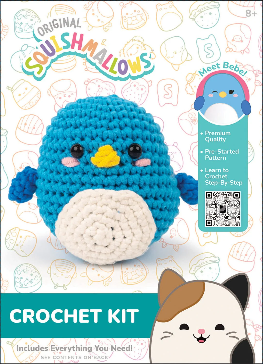Squishmallow Crochet Kit Bebe Penguin - Image 3