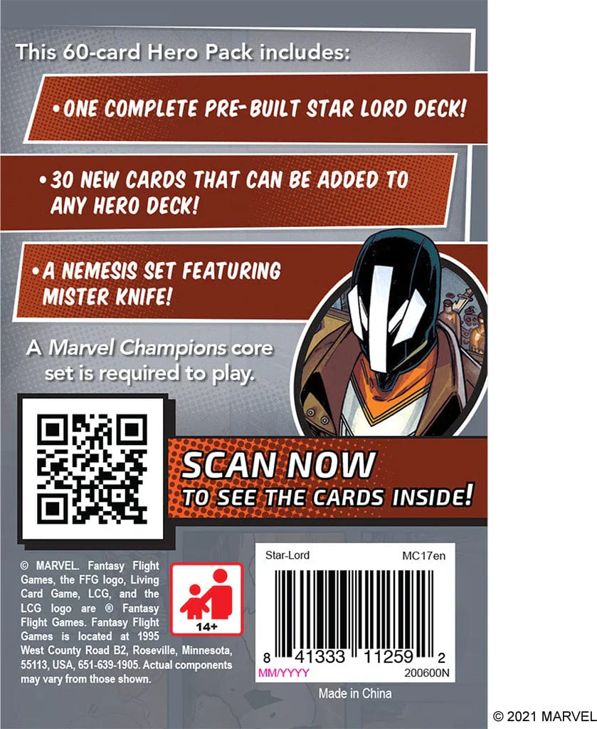 Marvel Champions LCG: Star-Lord Hero Pack - Image 2