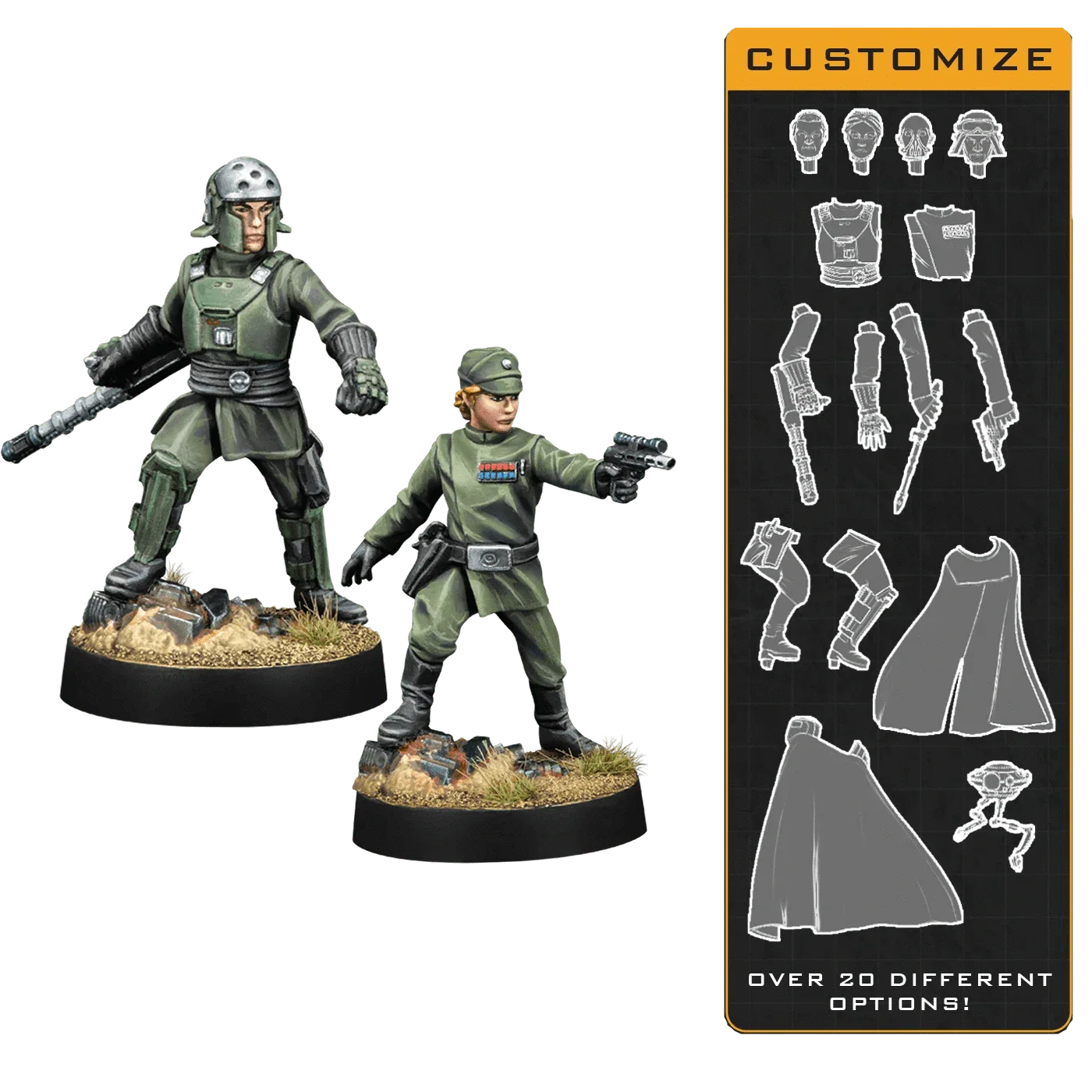 Star Wars Legion - Customizable Imperial Officer and Agent