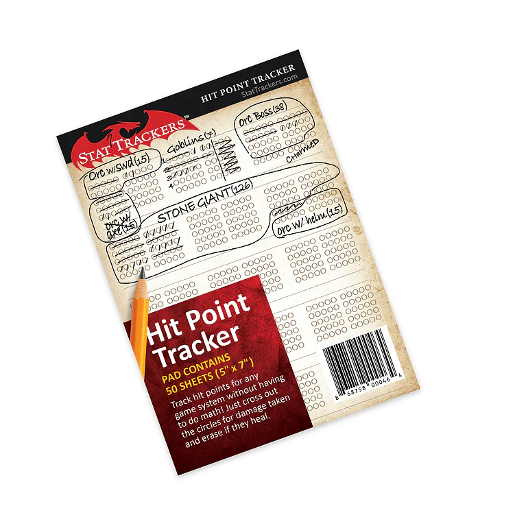 Stat Trackers Hit Point Tracker Pad - Image 3
